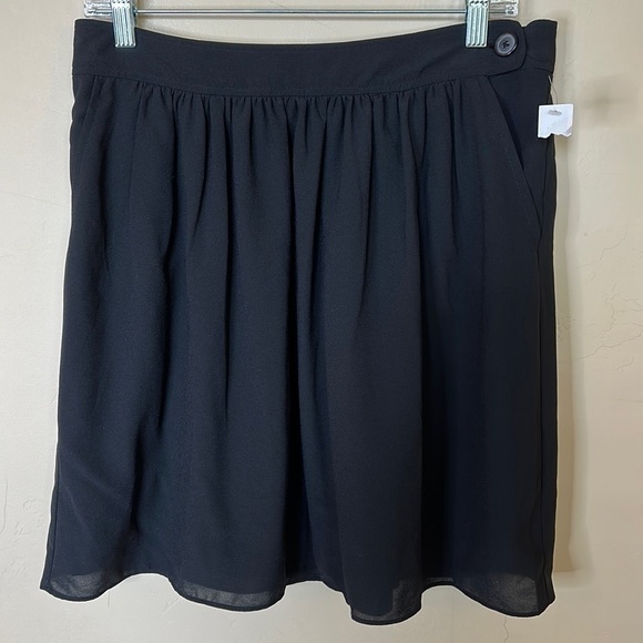 NWT Old Navy black chiffon lined mini skirt and Vintage NEW WITH TAG Sz 6 - Picture 1 of 13